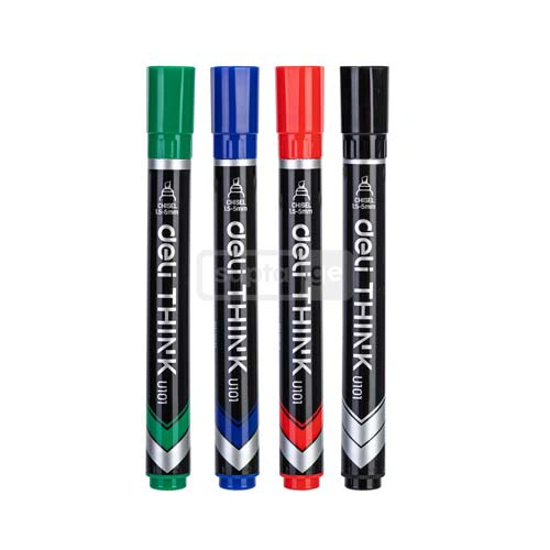 DELI-დელი THINK პერმანენტული მარკერი 4-ფერიანი შეკვრა EU10101